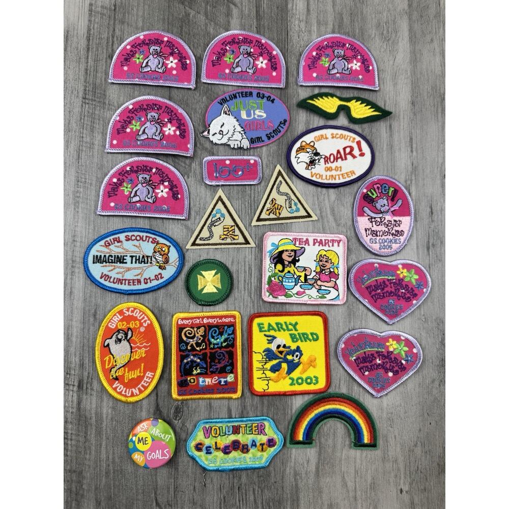 23 Girl Scout Patch Bundle
